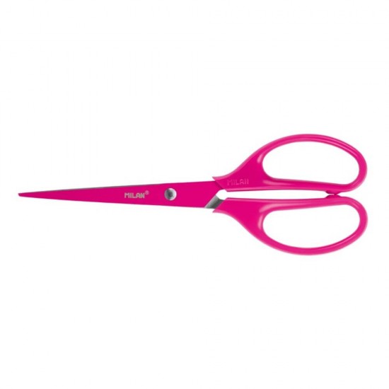 Foarfeca MILAN Acid, 17 cm, Lama Otel Inoxidabil, Roz, Foarfece, Foarfece MILAN din Otel, Foarfeca, Foarfece MILAN pentru Casa, Foarfeca Universala, Foarfeca de Birou, Foarfeca pentru Hartie si Carton