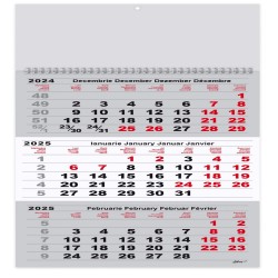 Calendar Triptic Gri