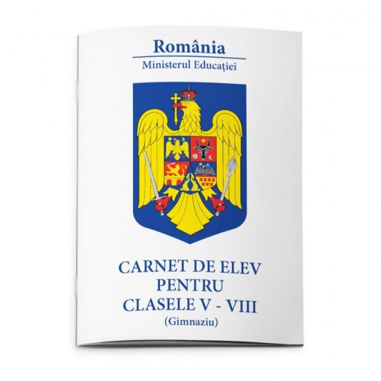 Carnet de Elev pentru Clasele V-VIII, Anul 2023