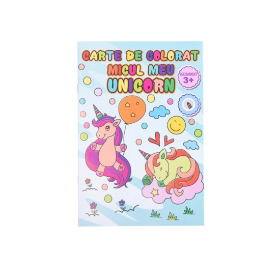 Carte de Colorat B5 Artpress, Micul meu Unicorn, 16 File, 90 g/mÂ²