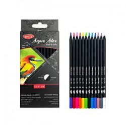 Creion color 12 black&white daco cc412n