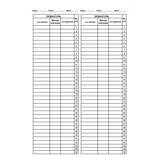 Condica De Prezenta A4 L03493
