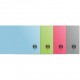 Caiet Muzica DACO, Dimensiuni 17x24 cm, 24 File, Coperta din Plastic, Diferite Culori: Albastru, Roz, Verde, Gri