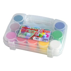 Culori Guasa DACO, 12 Culori/Set, 20 ml/Tub, Model Brilia, Culori Guase, Vopsea Guasa, Vopsele Guase, Guasa Set, Culori pentru Pictat Lavabile, Culori Pictura, Culori pentru Desen