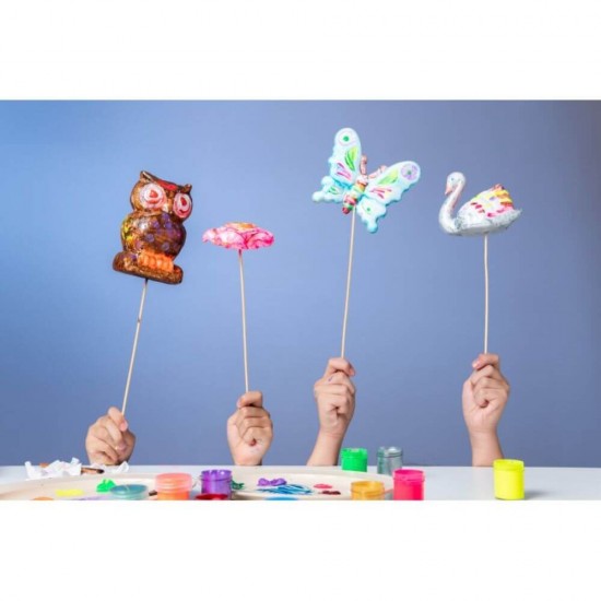 Culori Guasa DACO, 12 Culori/Set, 20 ml/Tub, 6 Culori Neon, 6 Culori Metalice, Model Brilia, Culori Guase, Vopsea Guasa, Vopsele Guase, Guasa Set, Culori pentru Pictat Lavabile, Culori Pictura, Culori pentru Desen