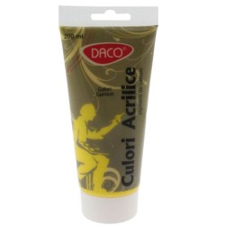 Vopsea Acril DACO Galben Cadmiu, 200 ml, Tempera Acrilica, Culori Acrilice, Vopsea Acrilica, Vopsele Acrilice, Tempera Acril, Vopsea Galben Acril, Acrilica Galben Cadmiu, Acril Culoare Galben, Culori pentru Pictat, Culori Pictura, Culori pentru Desen