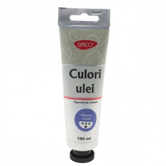 Vopsea Ulei Albastru Cobalt DACO, 100 ml, Culoare Ulei, Vopsele Ulei, Acuarele, Culori Ulei, Vopsea Ulei, Culori pentru Pictura, Culori Ulei Albastru Cobalt, Vopsele Ulei Albastru Cobalt,  Culori de Ulei