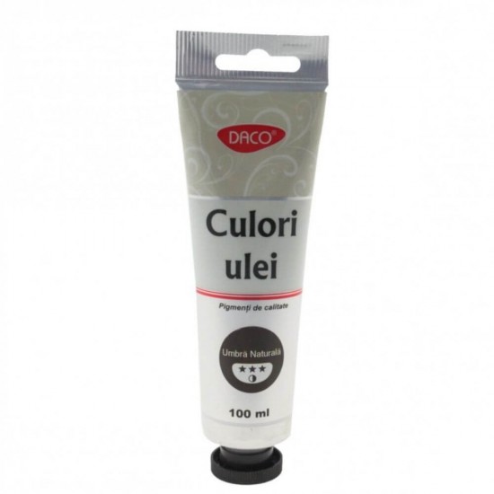 Vopsea Ulei Umbra Naturala DACO, 100 ml, Culoare Ulei, Vopsele Ulei, Acuarele, Culori Ulei, Vopsea Ulei, Culori pentru Pictura, Culori Ulei Umbra Naturala, Vopsele Ulei Umbra Naturala, Culori de Ulei
