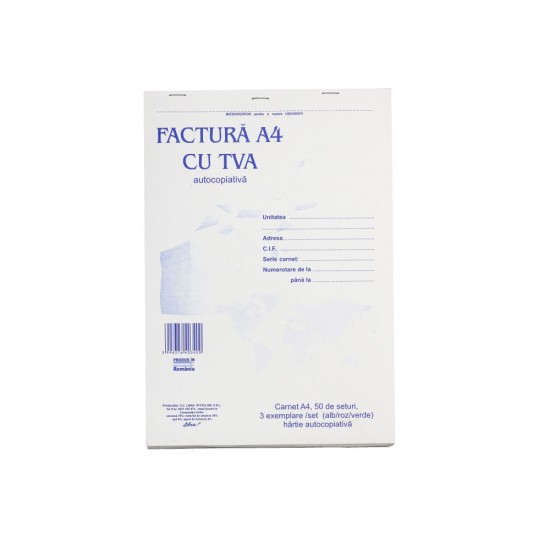 Factura A4 Cu Tva 3ex 150f Nepers.l03400