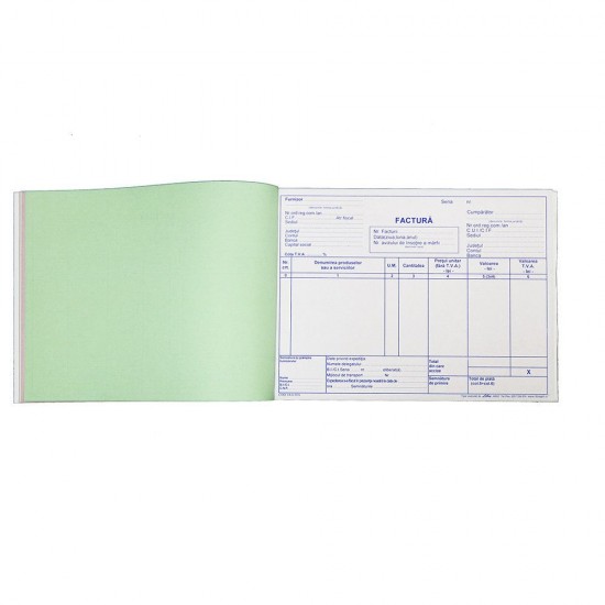 Factura A5 3ex 150 F Nepers. Cu Tva L03424