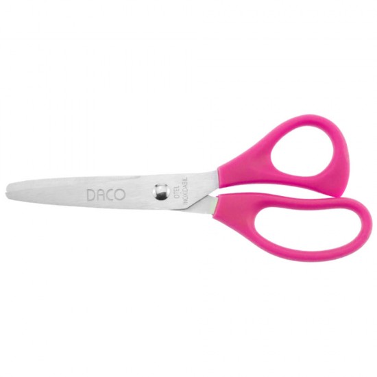 Foarfeca de Gradinita DACO, Lungime 12.5 cm, Roz, Foarfeca Copii, Foarfeca DACO, Foarfeci DACO, Foarfeci Copii, Foarfeca pentru Copii, Foarfeca Hartie Copii, Foarfece pentru Copii, Set Foarfeca Copii, Rechizite Scolare, Foarfeci Gradinita