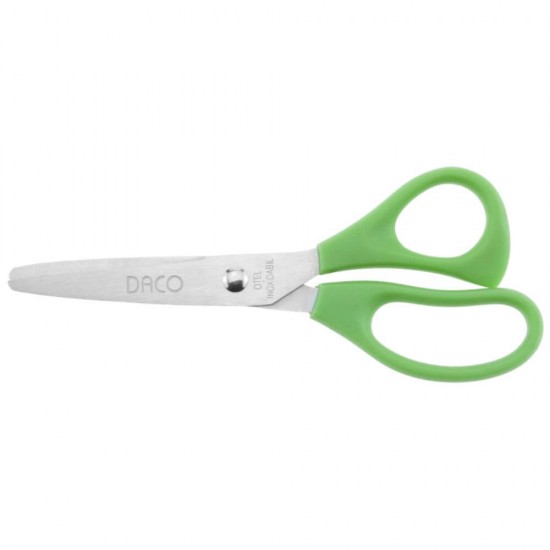 Foarfeca de Gradinita DACO, Lungime 12.5 cm, Verde, Foarfeca Copii, Foarfeca DACO, Foarfeci DACO, Foarfeci Copii, Foarfeca pentru Copii, Foarfeca Hartie Copii, Foarfece pentru Copii, Set Foarfeca Copii, Foarfeca pentru Hartie si Carton