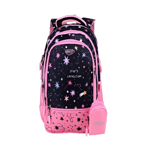 Ghiozdan Scolar DACO Model Star Collection, Dimensiune 38 cm