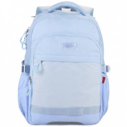 Ghiozdan Daco, Material Poliester, Culoare Albastru Deschis, Dimensiune 46 Cm
