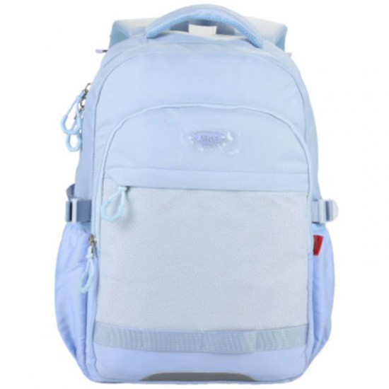 Ghiozdan Daco, Material Poliester, Culoare Albastru Deschis, Dimensiune 46 Cm