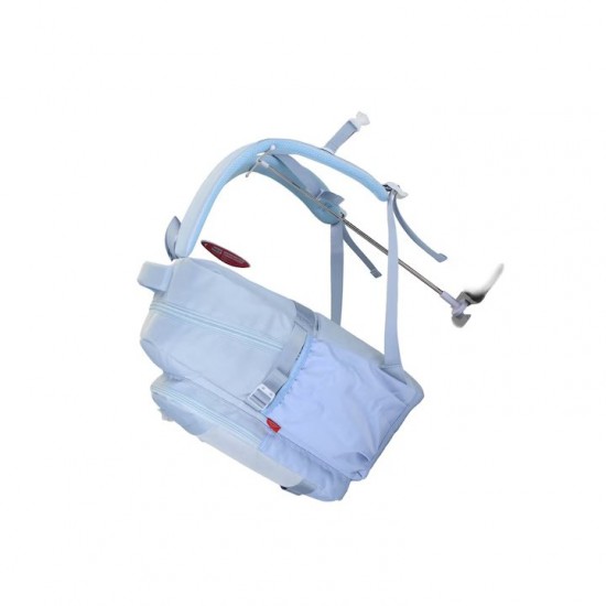 Ghiozdan Daco, Material Poliester, Culoare Albastru Deschis, Dimensiune 46 Cm