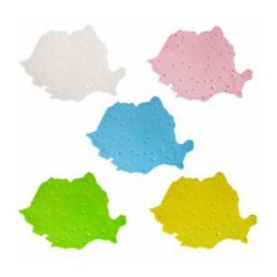 Sablon Harta Romaniei, Material Plastic