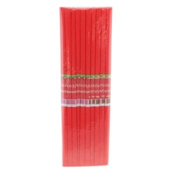 Hartie Creponata DACO, 50x200 cm, 10 Buc/Set, Rosu, Hartie Creponata, Set Hartie Creponata, Rola Hartie Creponata Colorata, Role Hartie Creponata, Foi Hartie Creponata, Hartie Colorata Creponata, Rechizite Scolare, Papetarie