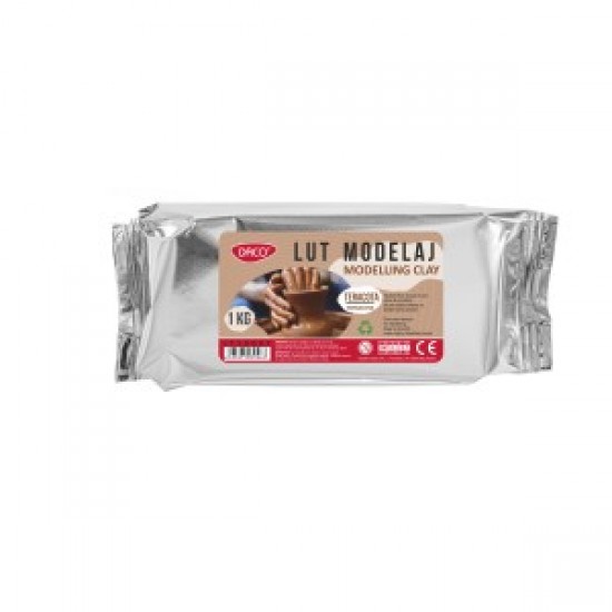 Lut Modelaj 1kg Teracota Daco Lt1000t