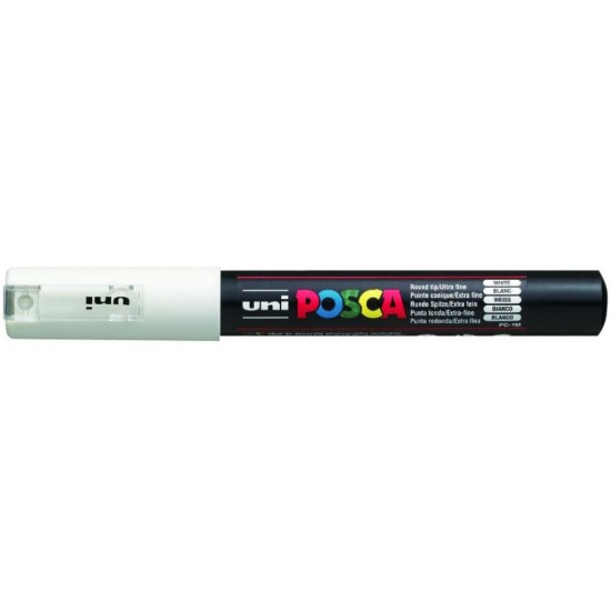 Marker Acrilic Posca Pc-1m Alb 1