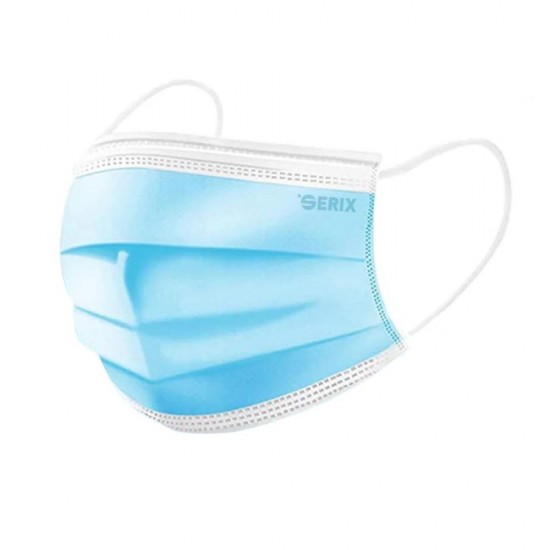 Masca Medicala De Unica Folosinta 2r Albastra Serix