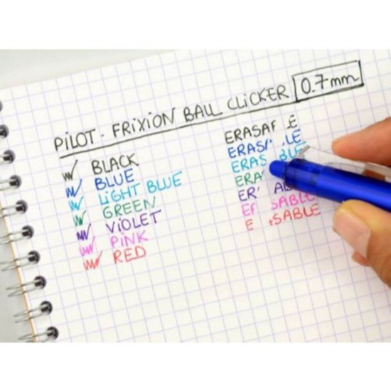 Set 3 Rezerve Roller PILOT Frixion, 0.7 mm, Albastru Deschis, Rezerve Rollere cu Gel Termosensibil, Rezerve pentru Rollere 0.7 mm, Rezerva pentru Roller PILOT, Rezerve Mina Albastra Roller, Seturi de Rezerve pentru Roller PILOT, Rezerve PILOT FRIXION