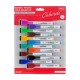 Set 12 Markere Tabla Magnetica DACO cu Burete, 12 Culori Diferite, Marker, Markere Colorate, Markere cu Cerneala Colorata, Set Markere Colorate, Markere Nepermanente Tabla, Markere Colorate Tabla Magnetica, Markere Whiteboard