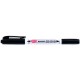 Markere Cd/dvd Daco, Doua Capete De Scriere, Varf 0.5-1 Mm, Culoare Negre