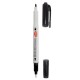 Markere Cd/dvd Daco, Doua Capete De Scriere, Varf 0.5-1 Mm, Culoare Negre