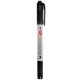 Markere Cd/dvd Daco, Doua Capete De Scriere, Varf 0.5-1 Mm, Culoare Negre