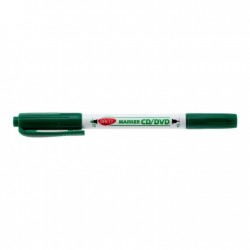 Markere Cd/dvd Daco, Doua Capete De Scriere, Varf 0.5-1 Mm, Culoare Verde