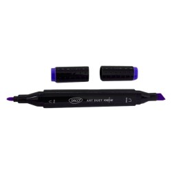 Marker Grafic cu 2 Capete Daco, Culoare Albastru Turcoaz