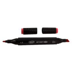 Marker Grafic cu 2 Capete Daco, Culoare Bordo