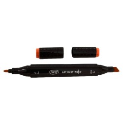 Marker Grafic cu 2 Capete Daco, Culoare Portocaliu
