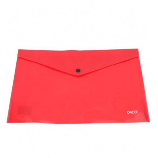 Mapa Plic Plastic A4 DACO, Inchidere cu Capsa, 200 MIC, Rosie, Mape din Plastic, Mapa cu Capsa, Mape Scolari, Mape pentru Acte, Mape Arhivare Documente, Mapa Plastic cu Capsa, Dosar Mapa Plastic, Dosar Documente