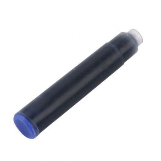 Patroane Scurte Cerneala, Albastru, 100 Buc/Set, Rezerva pentru Stilou, Rezerve Patroane pentru Stilouri, Patroane Cerneala Albastre, Rezerve cu Cerneala Albastra, Rezerva Patron Albastru, Rezerve de Cerneala