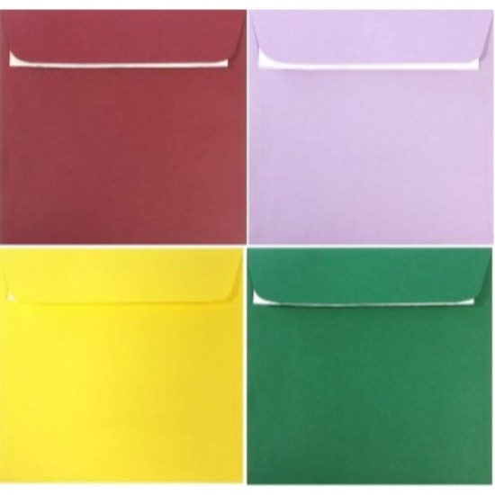 Set 25 Plicuri Siliconice DACO, Galben, 16x16 cm, 120 g/mÂ², Plicuri Colorate, Plicuri Siliconice, Set Plicuri, Plicuri Galbene, Plicuri Daco