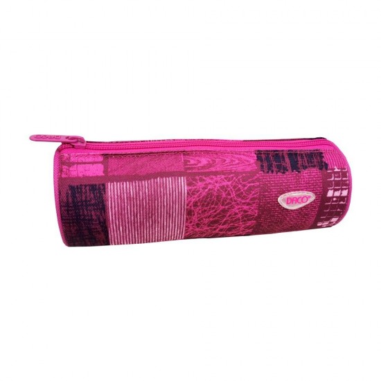 Penar Tip Borseta cu un Fermoar Daco PE641, Material Textil, Roz, Penar Scoala, Penare Neechipate, Penar Elev, Penare Elevi, Penare Studenti, Penar Studenti, Penar pentru Scoala, Penare pentru Scoala, Penar Daco, Penar Roz, Penare Roz