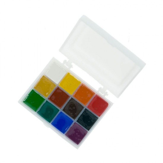 Acuarele Multicolor PICTOR, 12 Culori, Putere de Acoperire Mare, Culori Pictura, Acuarele Scoala, Acuarele Pictura, Paleta de Acuarele, Set Culori Acuarele, Acuarele Scolare, Materiale Arta, Materiale de Pictura, Accesorii Pictura