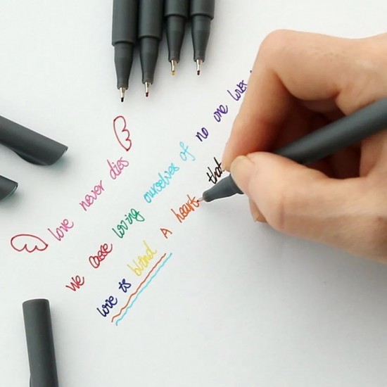 Pix Liner cu Doua Capete Daco Pensuliner, Varf Metalic 0.4 mm si Varf Tip Pensula, Verde Inchis, Pixuri Linere, Linere Daco, Pix cu Doua Capete, Pixuri Doua Capete, Liner Subtire, Liner 0.4 mm, Liner Verde, Pix Verde, Pixuri Verzi