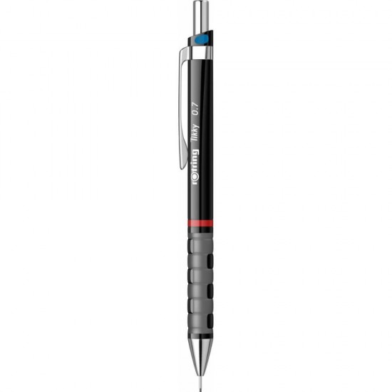 Creion Mecanic ROTRING Tikky III, Mina 0.7 mm, Corp Plastic Negru, Creion Mecanic Negru, Creion Mecanic, Creioane Mecanice, Creion Mecanic Rotring, Creion Mecanic cu Mina, Creioane Mecanice cu Mina, Creion Mecanic 0.7 mm, Creion Mecanic Plastic