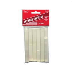 Rezerva Silicon Transparenta pentru Pistol de Lipit DACO, 10 mm, 6 Buc/Set, Rezerve Silicon, Batoane Silicon, Silicon pentru Pistol de Lipit, Rezerve de Silicon Transparente, Batoane de Silicon pentru Pistol de Lipit