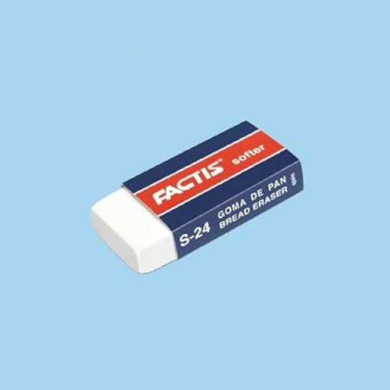 Radiere Dreptunghiulare Factis Softer S 24, Cauciuc Sintetic, Ambalaj De Protectie, Culoare Alba