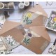 Set Creativ Daco pentru Felicitari, 3 Plicuri+Cartonase+Etichete, Carton, 15.5x15.5 cm, Set Felicitari, Set Plicuri Felicitari, Set Etichete Felicitari, Set Cadou Felicitari, Set Cadou Plicuri, Set Lucru Manual, Felicitari Lucru Manual