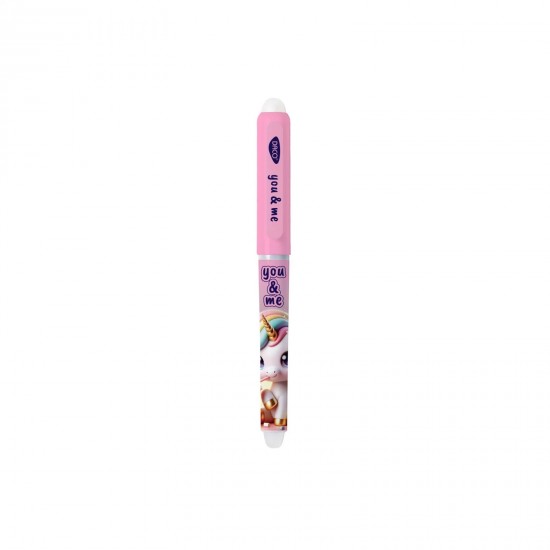 Stilou Cu Radiera Daco You And Me, Culoare Roz (unicorn)