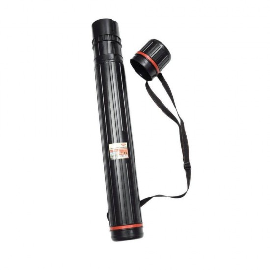 Tub pentru Proiecte Extensibil DACO, Negru, Diametru 10.5 cm, Lungime 77-135 cm, Tub Proiecte, Tub Extensibil Proiecte, Tub Extensibil DACO, Tub Proiecte Plastic, Tub Transport Proiecte, Tub pentru Proiecte DACO, Tub Protectie Proiecte