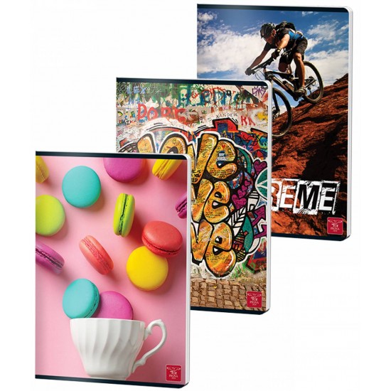 Caiet A5 Dictando (dr), 48 File, 70 G/m², Coperta Policromie, Modele Diverse