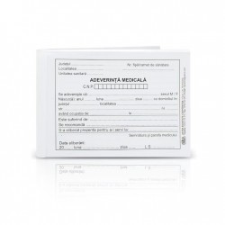 Adeverinte Medicale, Format A6, 100 File/carnet