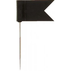 Stegulete Colorate, 20/cutie, Alco - Negru