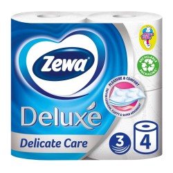 Hartie Igienica Zewa Deluxe Delicate Care, 3 Straturi, 4 Buc